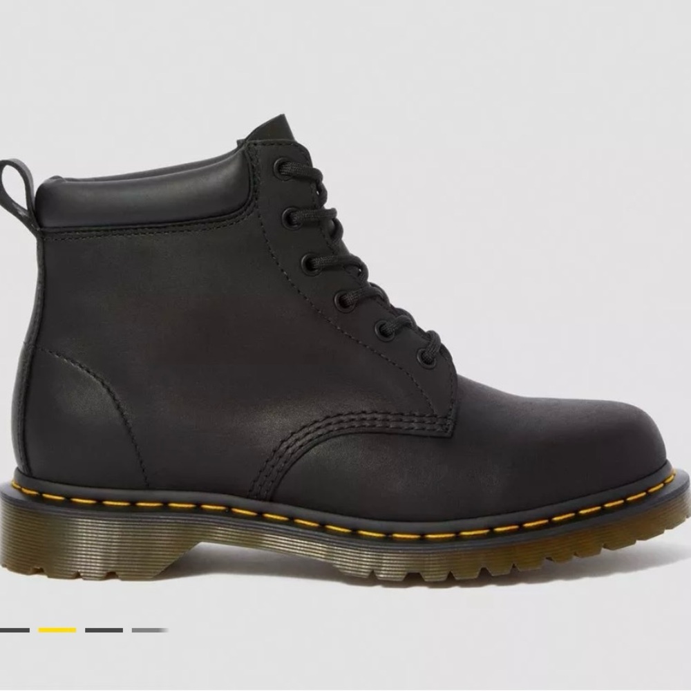 Men's Black Leather Boots